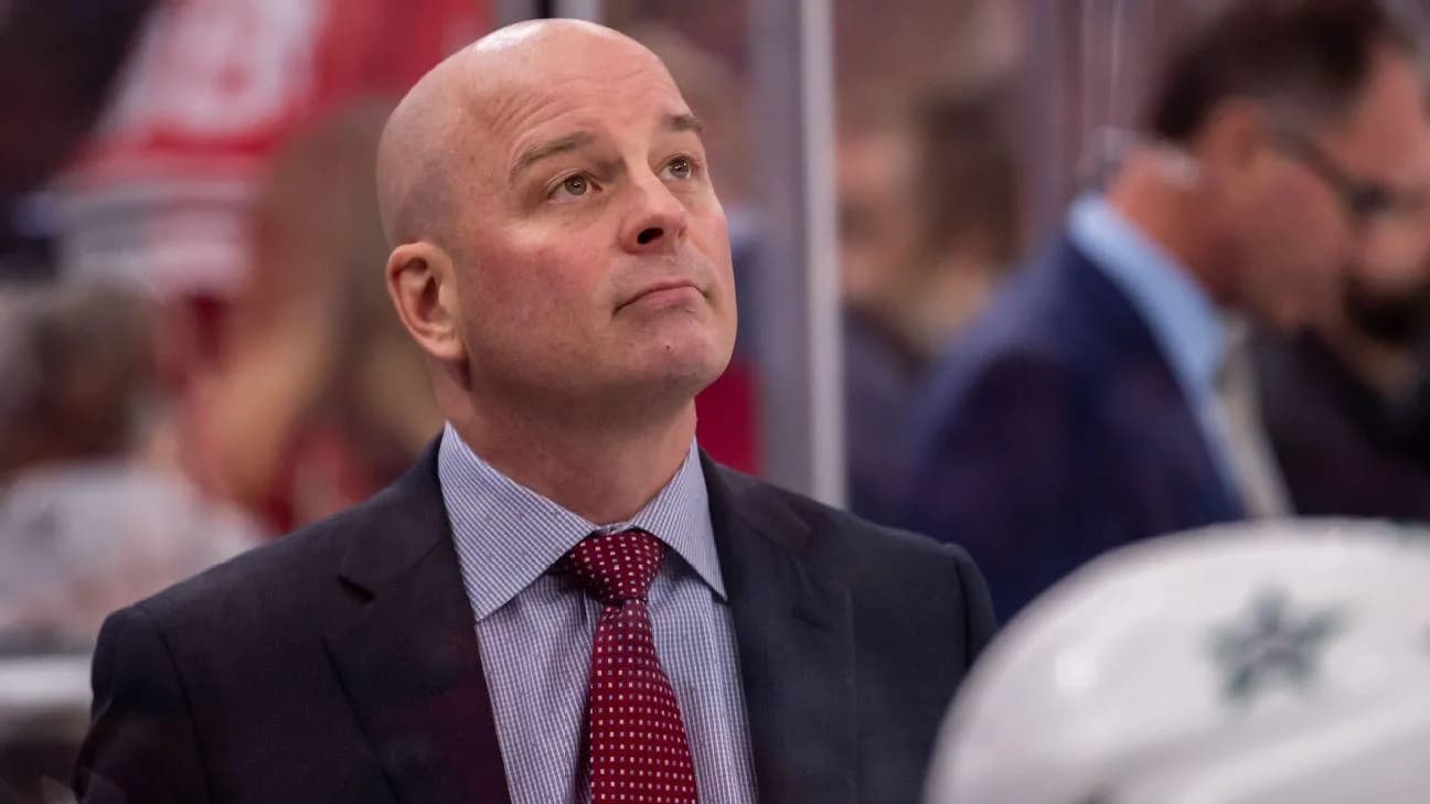 Jim Montgomery behind the bench