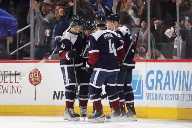 Colorado Avalanche celebrating