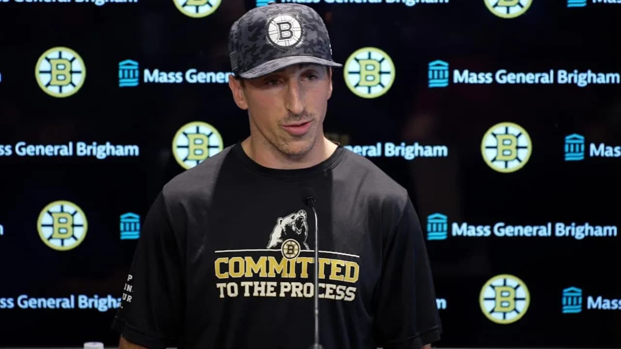 Brad Marchand press conference