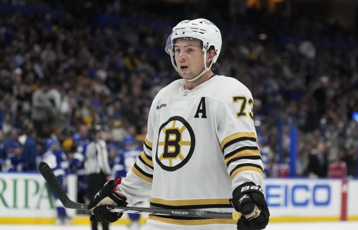 Bruins defenseman Charlie McAvoy