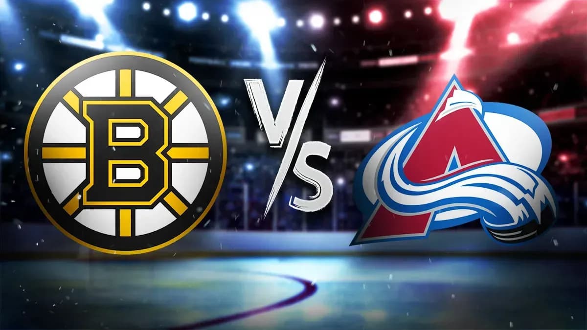 Bruins and Avalanche logo