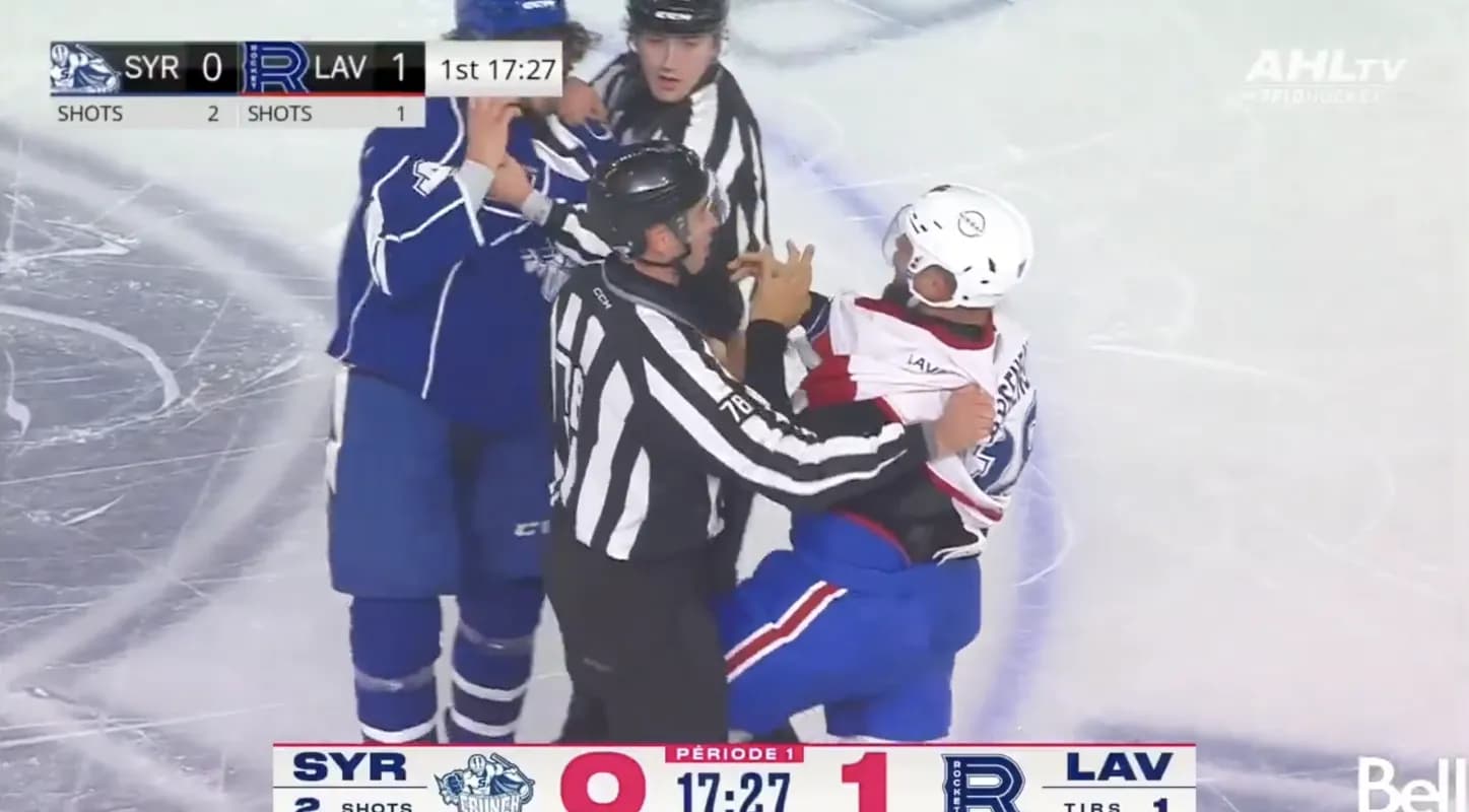 Vincent Arseneau fighting Kale Kessy