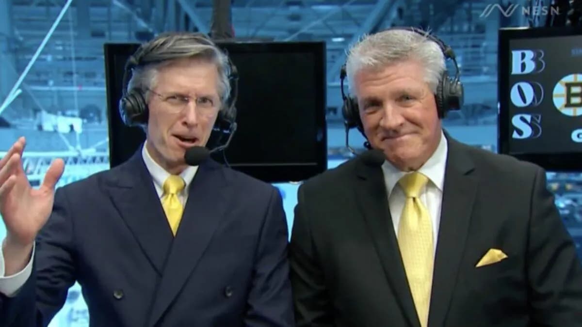 Jack Edwards in the Bruins booth