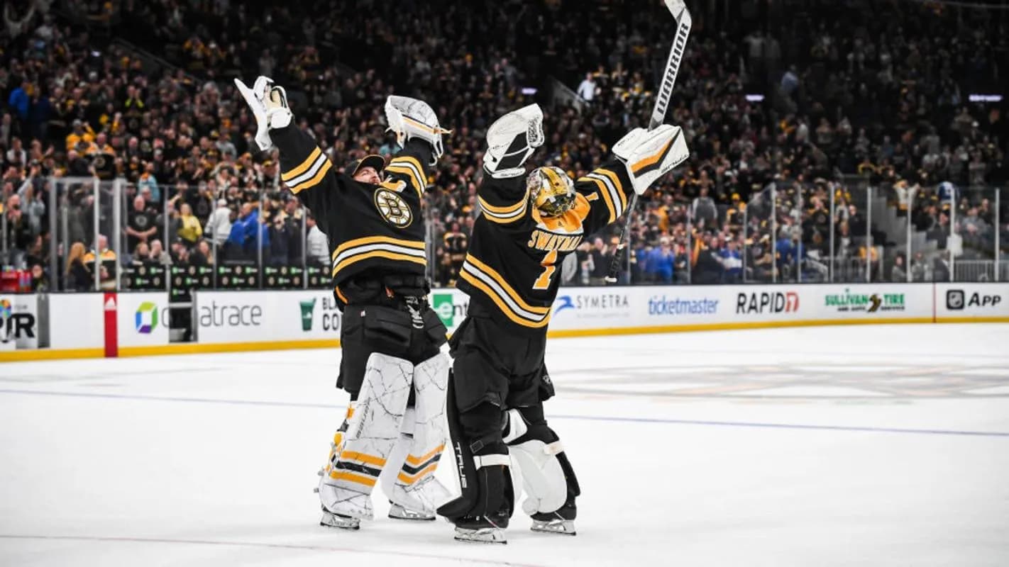 Linus Ullmark and Jeremy Swayman