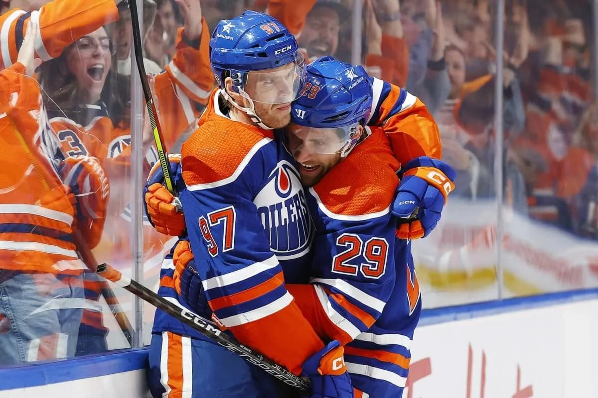 Connor McDavid and Leon Draisaitl