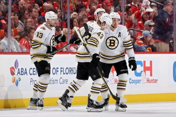 Danton Heinen celebrating