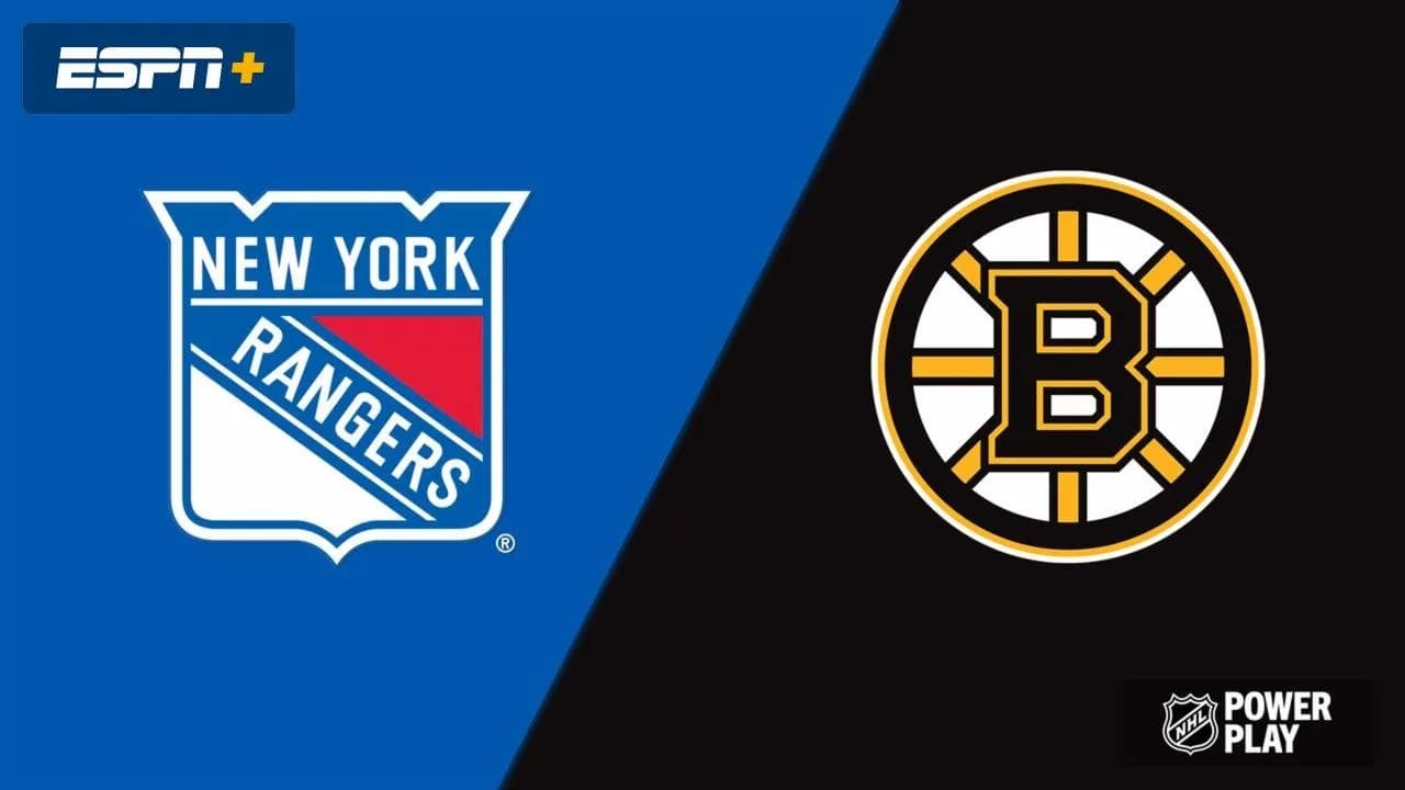 Boston Bruins and New York Rangers logo