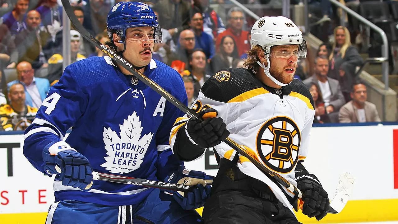 David Pastrnak and Auston Matthews