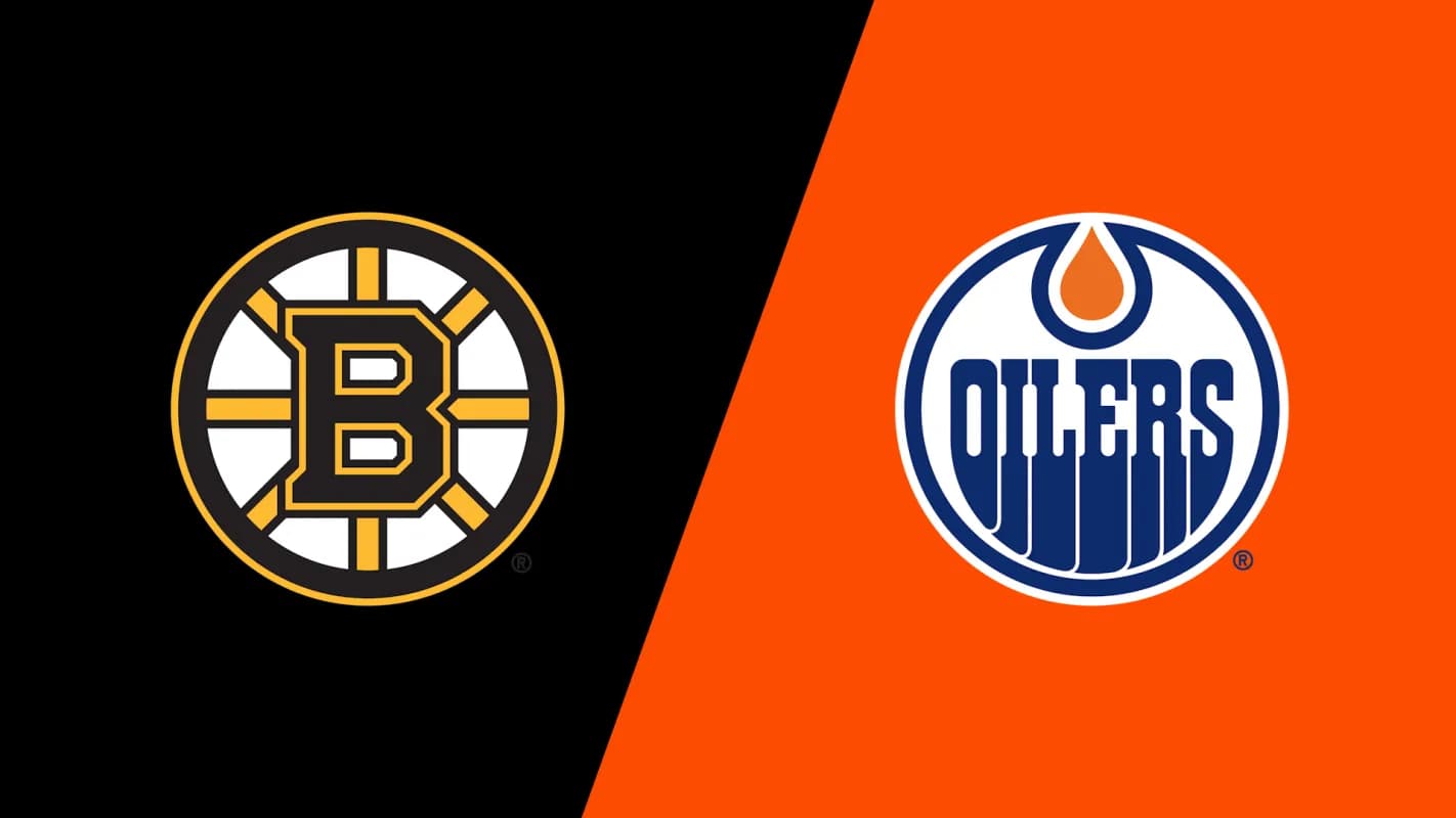 Bruins and Oilers logo
