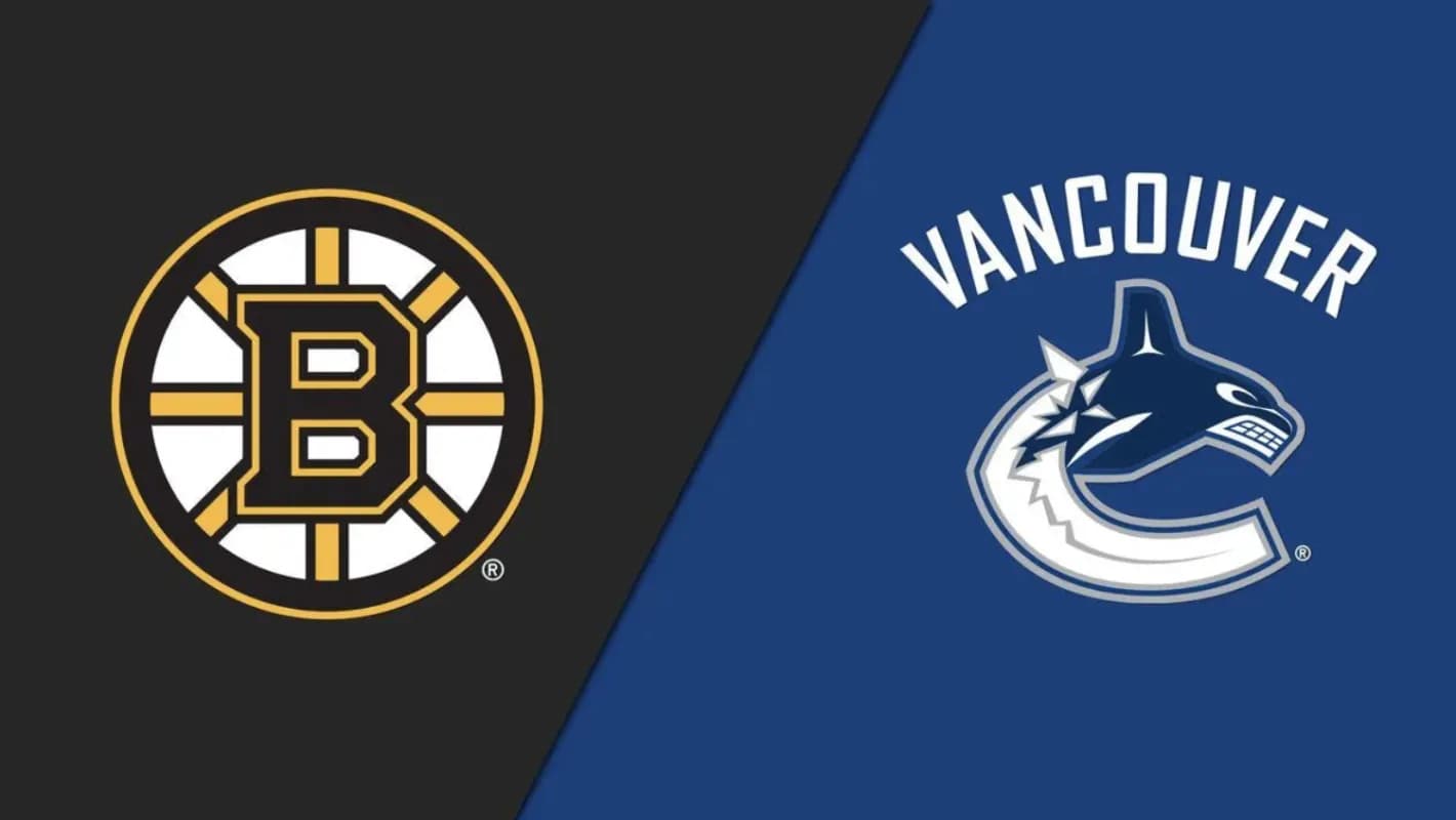 Canucks and Bruins logo
