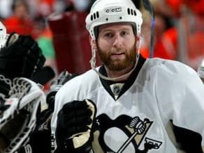 Ryan Whitney with the Pittsburgh Penguins