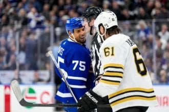 Patrick Maroon and Ryan Reaves