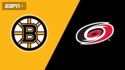 Bruins and Hurricanes logos