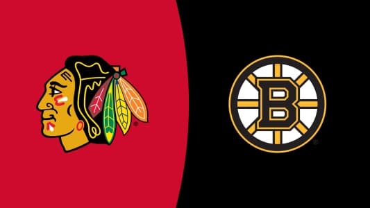 Boston Bruins and Chicago Blackhawks logo