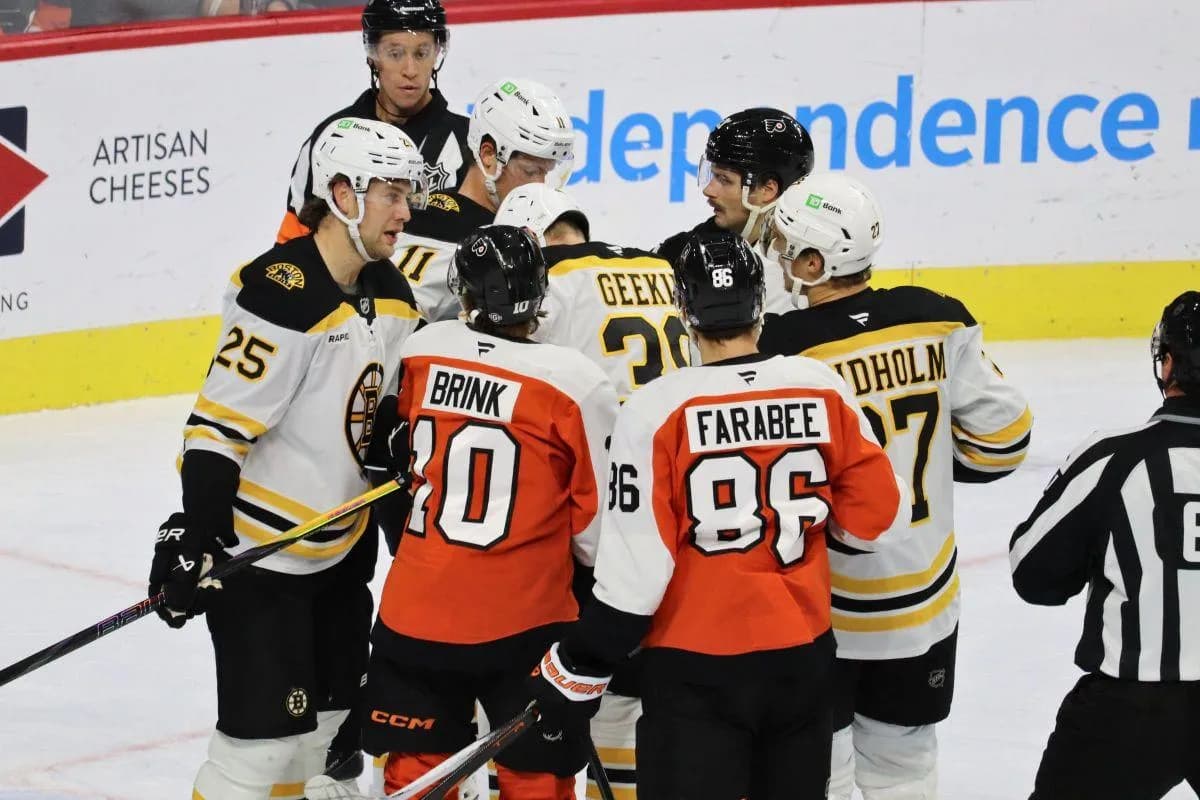 Bruins vs Flyers
