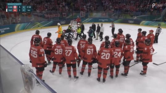 Kevin Fiala stretchered