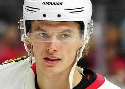 NHL Chicago Blackhawks left wing Lukas Reichel