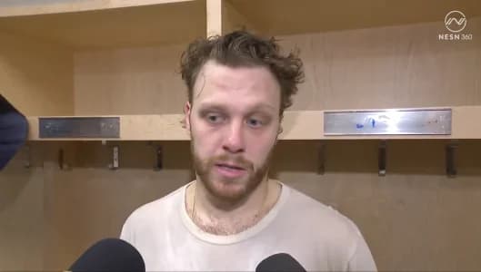 Morgan Geekie and David Pastrnak click again