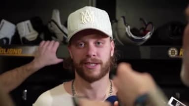 David Pastrnak postgame
